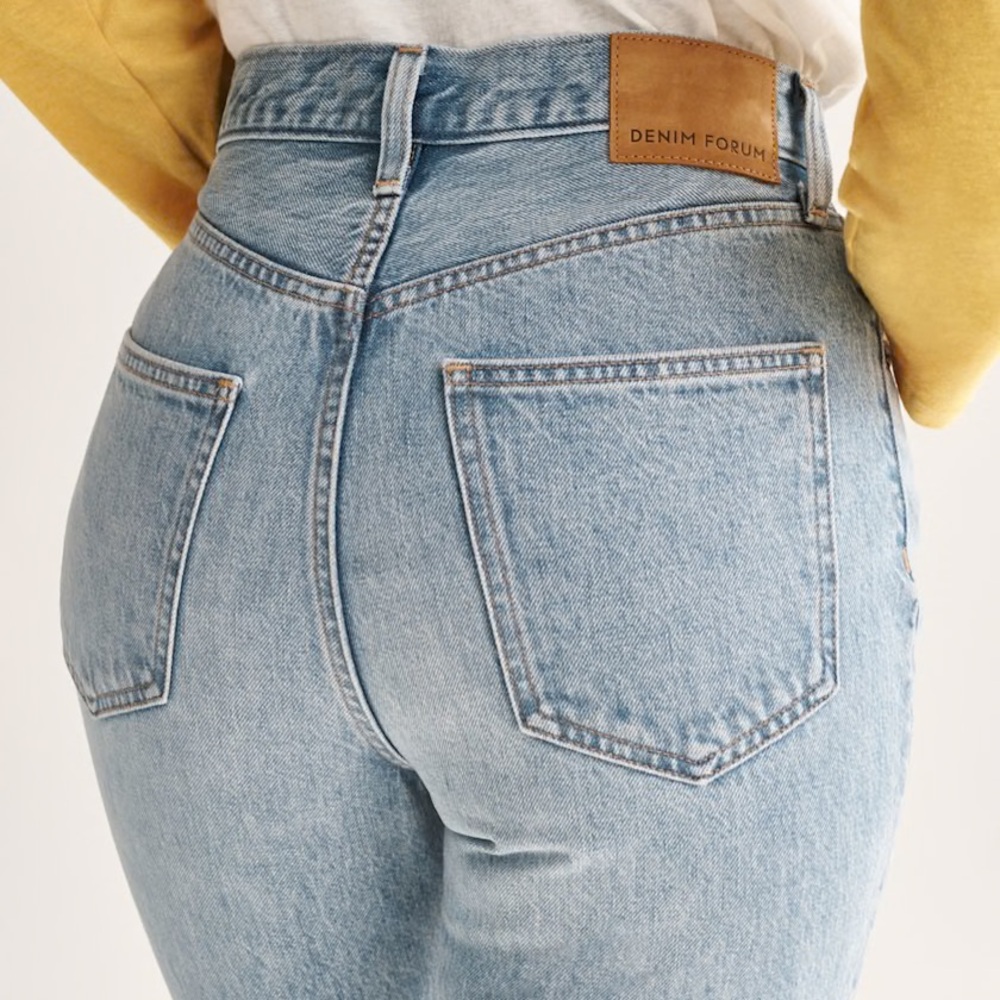 Denim Forum High Rise “Joni” Jeans